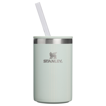 Portable Mini The Everyday Can Cooler Cup D353P - Heavy-Duty Ice-Retention Food & Beverage Carrier - Mist Picnic Stripe