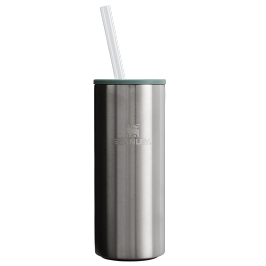 Premium All-Weather The Everyday Slim Can Cooler Cup D255E - Leak-Proof Insulated Mini Cooler Bag for Lunch - Stainless Steel Shale