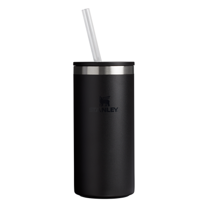Ice-Retention The Everyday Tall Can Cooler Cup D117J - Leak-Proof Insulated Mini Cooler Bag for Lunch - Black 2.0