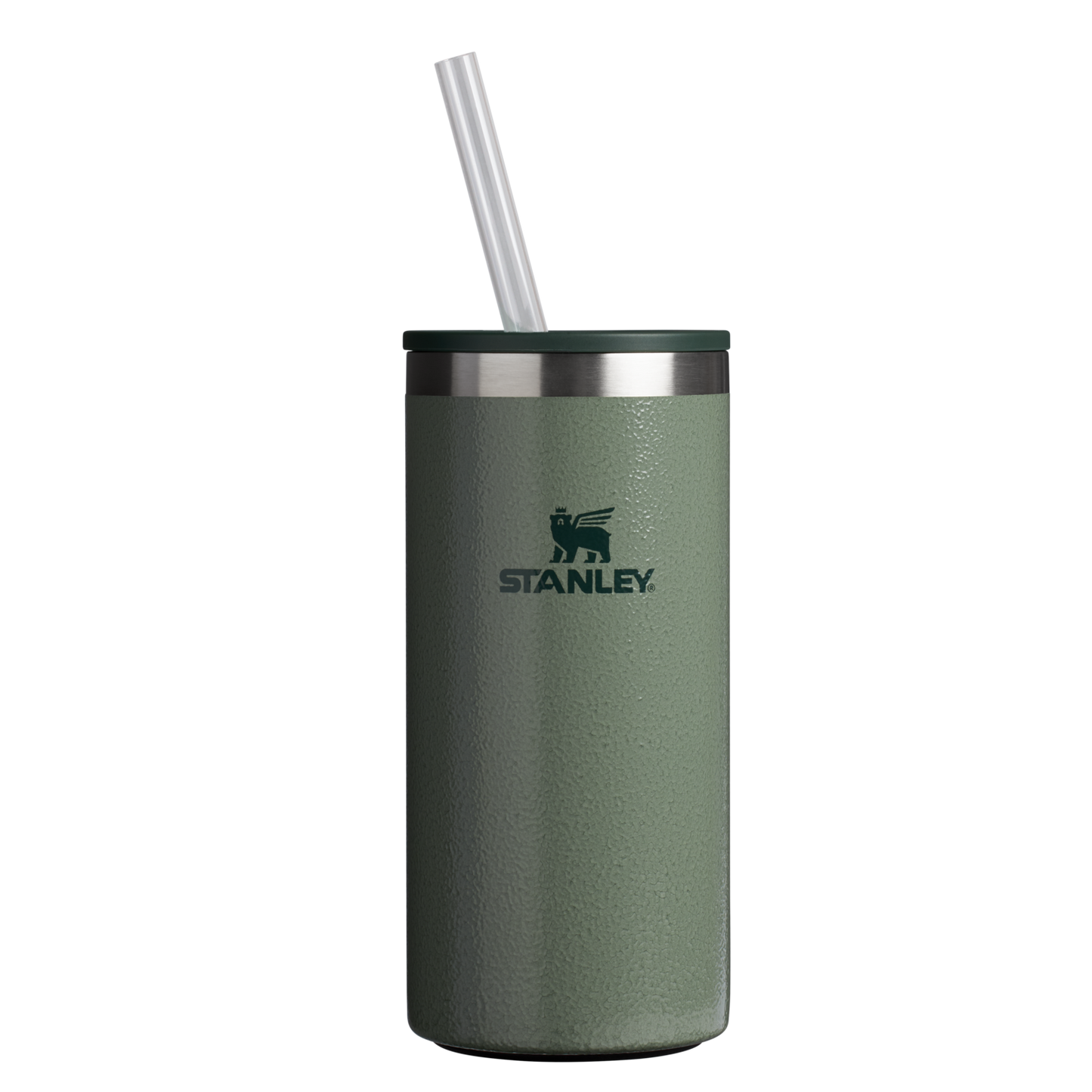 Ice-Retention The Everyday Tall Can Cooler Cup D117J - Leak-Proof Insulated Mini Cooler Bag for Lunch - Hammertone Green