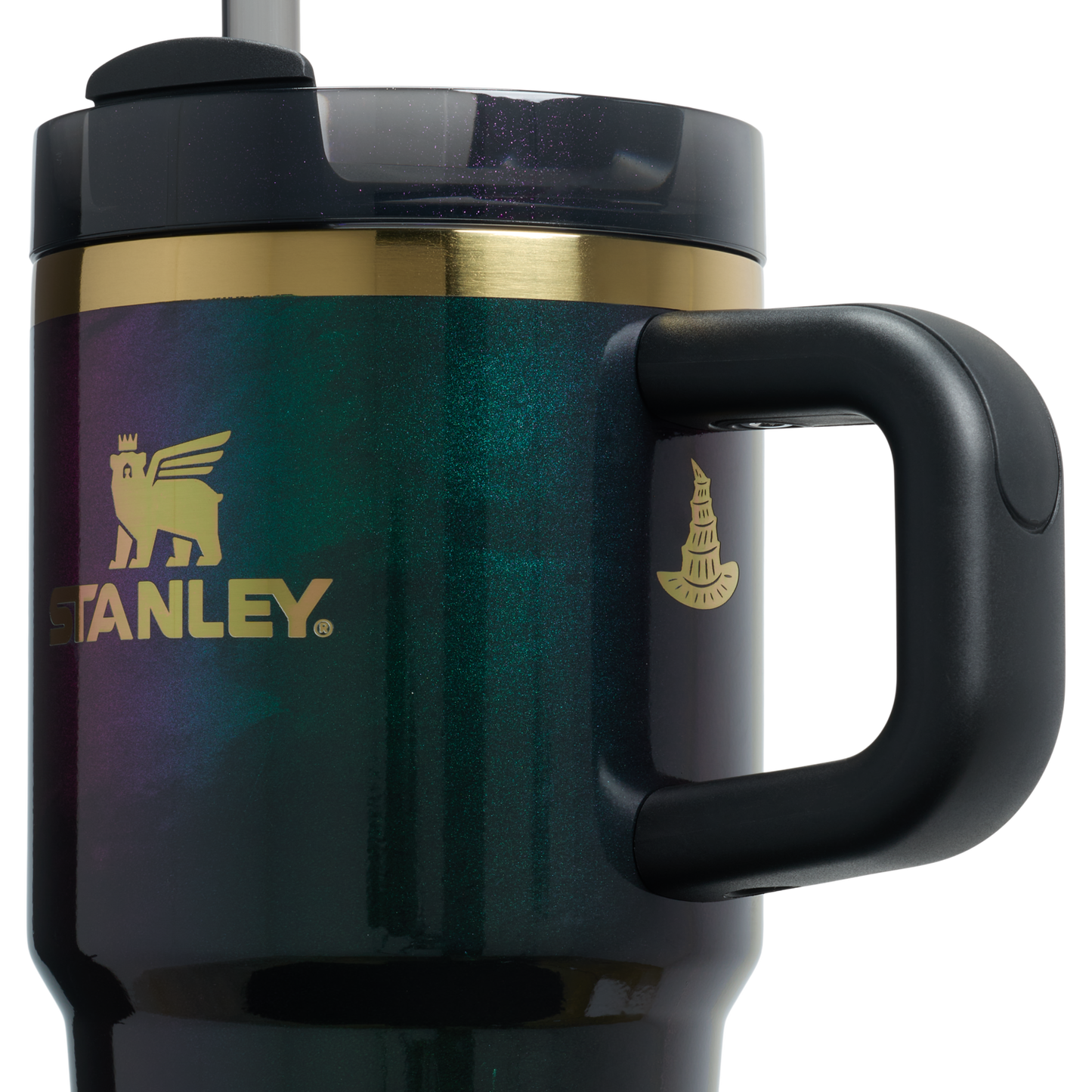 Large Capacity The Wicked for Good Quencher H2.0 Flowstate Tumbler D247R - Double-Wall Vacuum Insulated Travel Tumbler with Straw Detail