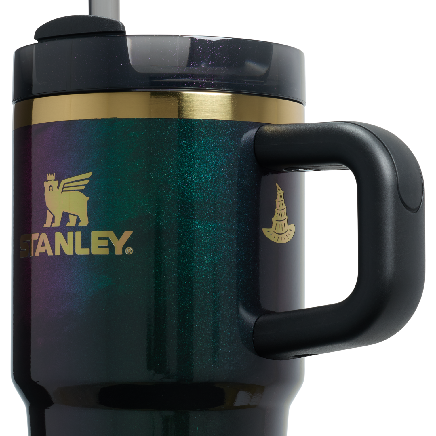 Large Capacity The Wicked for Good Quencher H2.0 Flowstate Tumbler D247R - Double-Wall Vacuum Insulated Travel Tumbler with Straw Detail