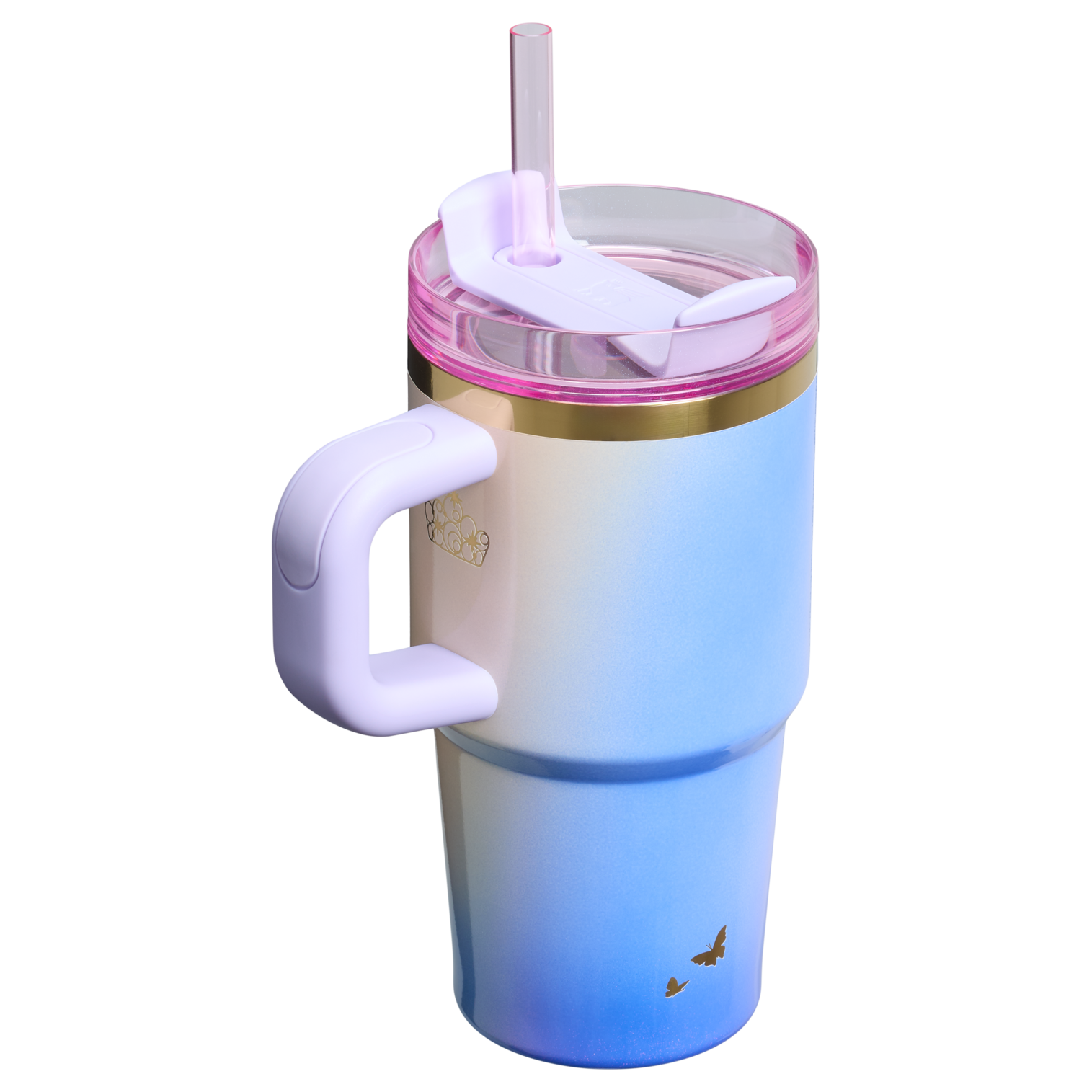 Large Capacity The Wicked for Good Quencher H2.0 Flowstate Tumbler D247R - Double-Wall Vacuum Insulated Travel Tumbler with Straw Detail
