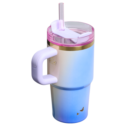 Large Capacity The Wicked for Good Quencher H2.0 Flowstate Tumbler D247R - Double-Wall Vacuum Insulated Travel Tumbler with Straw Detail