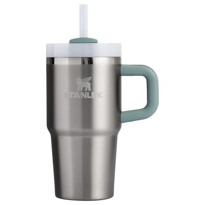 Double-Wall Vacuum The Quencher H2.O Flowstate Tumbler with Handle | Stanley Create D309N - 40oz Large Capacity Car-Cup Friendly Quencher Detail