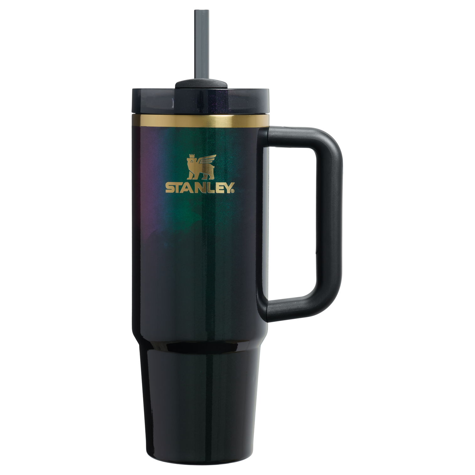 Insulated Travel The Wicked for Good Quencher H2.0 Flowstate Tumbler D246P - 40oz Large Capacity Car-Cup Friendly Quencher - Elphaba For Good