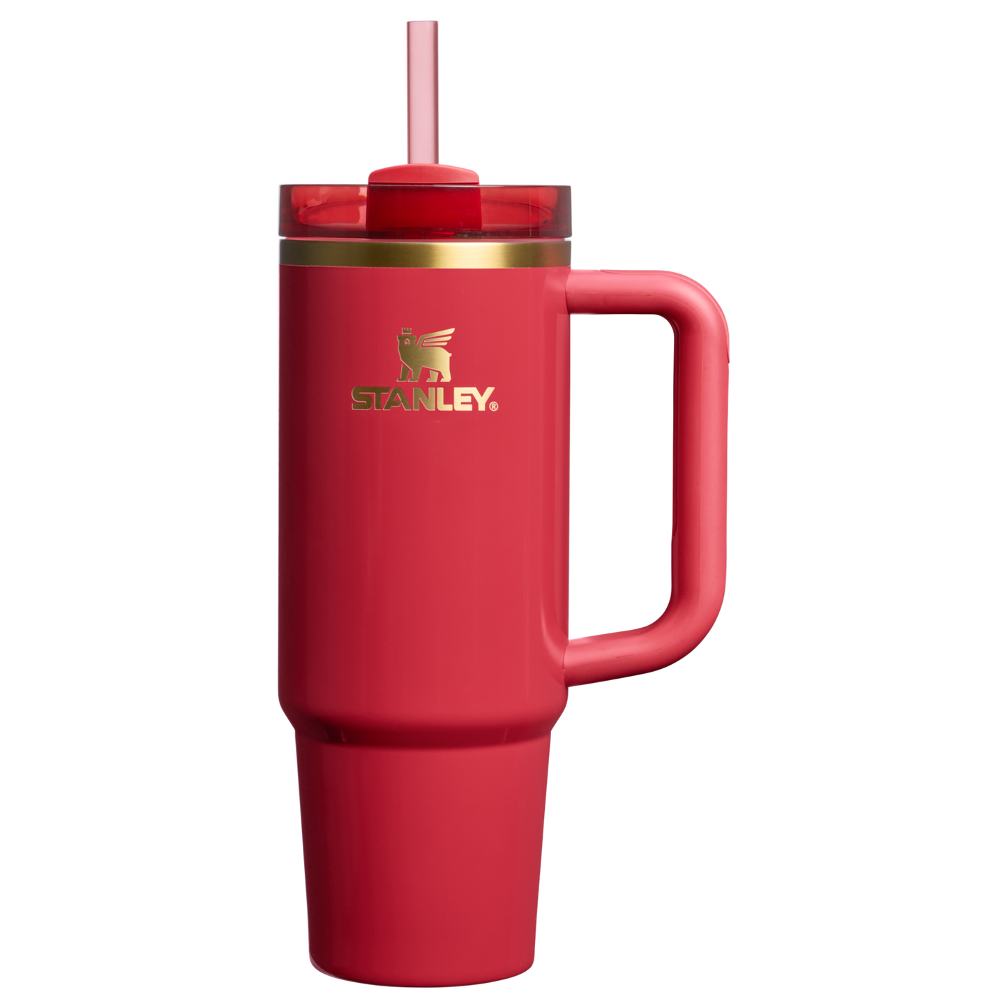Splash-Resistant FlowState The Cheers & Cheer Quencher H2.0 Flowstate Tumbler D189S - Double-Wall Vacuum Insulated Travel Tumbler with Straw - Holly Berry Gloss