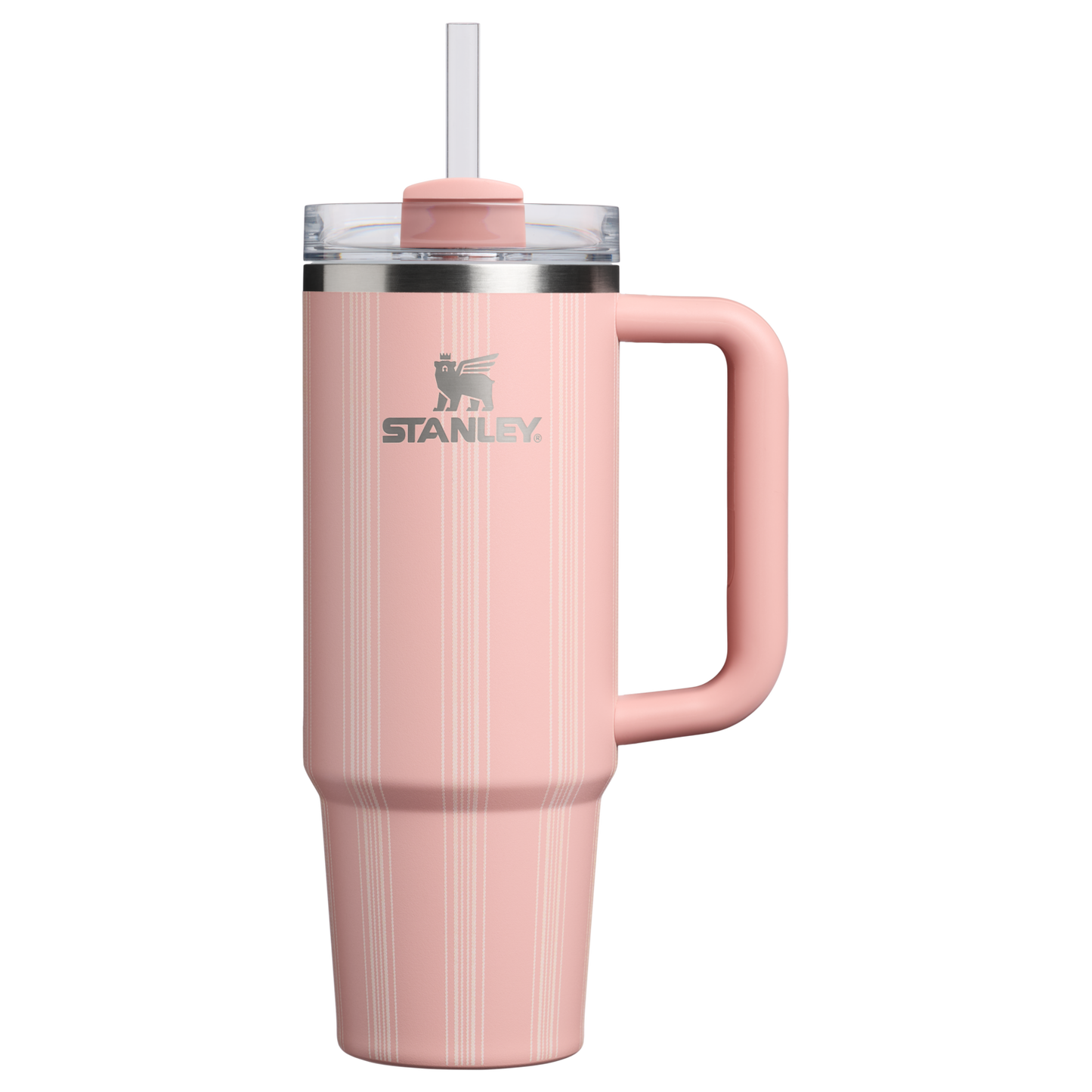 Car-Cup Friendly The Quencher H2.0 Flowstate Tumbler D343V - FlowState 3-Position Lid Insulated Travel Mug - Peach Rose Picnic Stripe