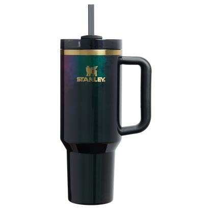 Car-Cup Friendly The Wicked for Good Quencher H2.0 Flowstate Tumbler D245R - 40oz Large Capacity Car-Cup Friendly Quencher - Elphaba For Good