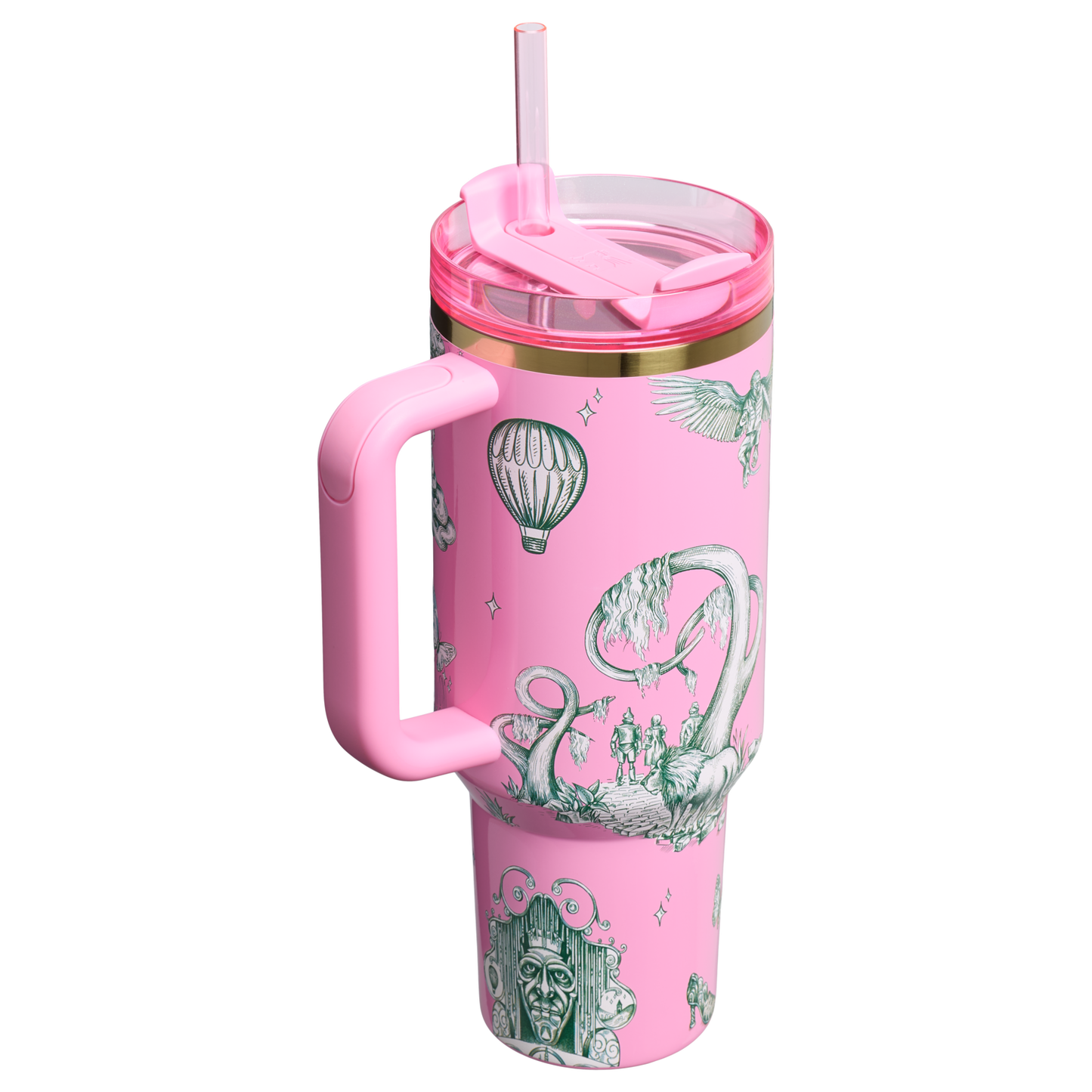Car-Cup Friendly The Wicked for Good Quencher H2.0 Flowstate Tumbler D245R - 40oz Large Capacity Car-Cup Friendly Quencher Detail