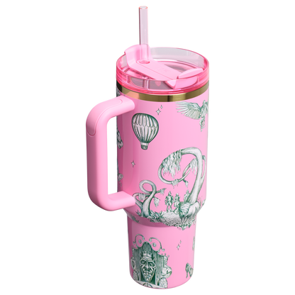 Car-Cup Friendly The Wicked for Good Quencher H2.0 Flowstate Tumbler D245R - 40oz Large Capacity Car-Cup Friendly Quencher Detail