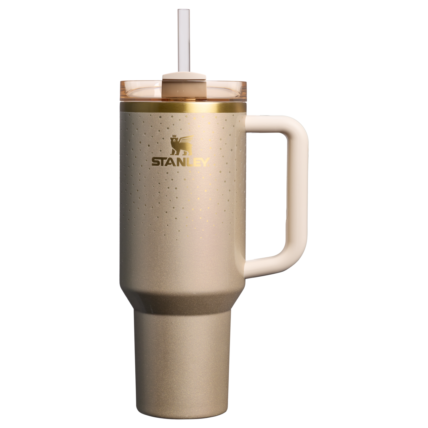 Large Capacity The Cheers & Cheer Quencher H2.0 Flowstate Tumbler D188Q - 40oz Large Capacity Car-Cup Friendly Quencher - Prosecco Shimmer