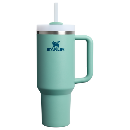 Car-Cup Friendly The Quencher H2.0 Flowstate Tumbler D050X - Premium Stainless Steel Straw Cup for All-Day Hydration - Spring Green