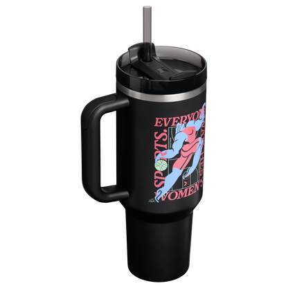 Insulated Travel The Quencher H2.0 Flowstate Tumbler D340Y - FlowState 3-Position Lid Insulated Travel Mug Detail