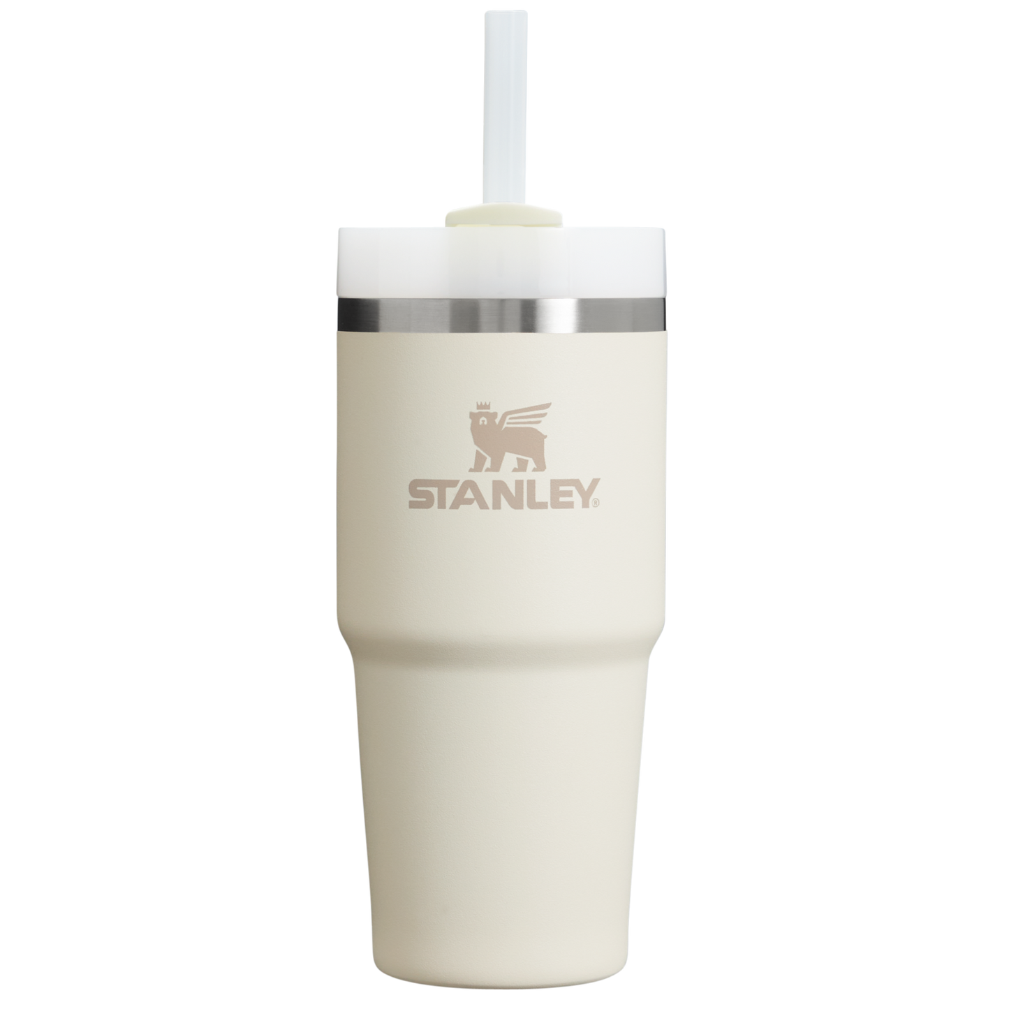 Insulated Travel The Quencher H2.0 Flowstate Tumbler D214X - 40oz Large Capacity Car-Cup Friendly Quencher - Cream 2.0
