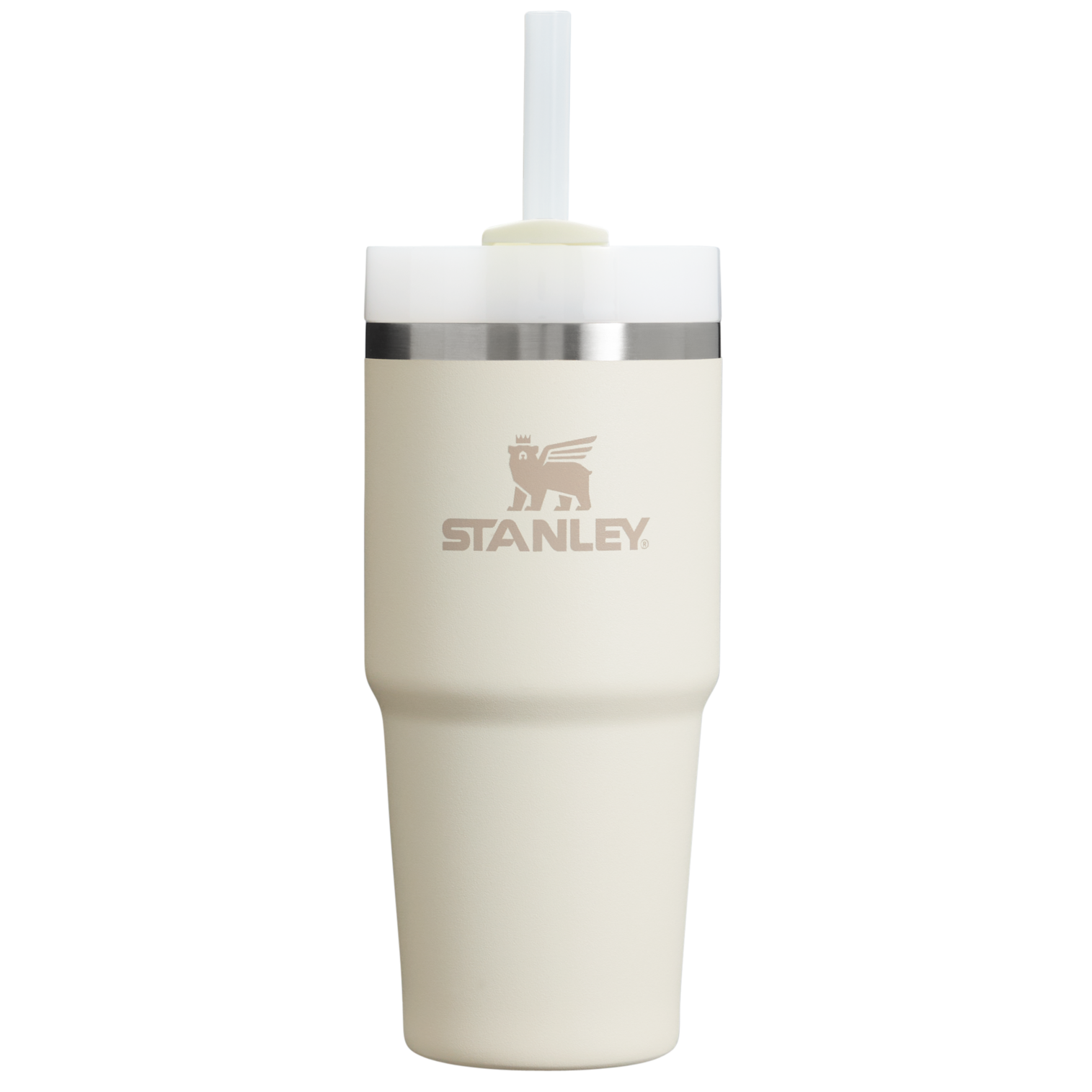 Insulated Travel The Quencher H2.0 Flowstate Tumbler D214X - 40oz Large Capacity Car-Cup Friendly Quencher - Cream 2.0