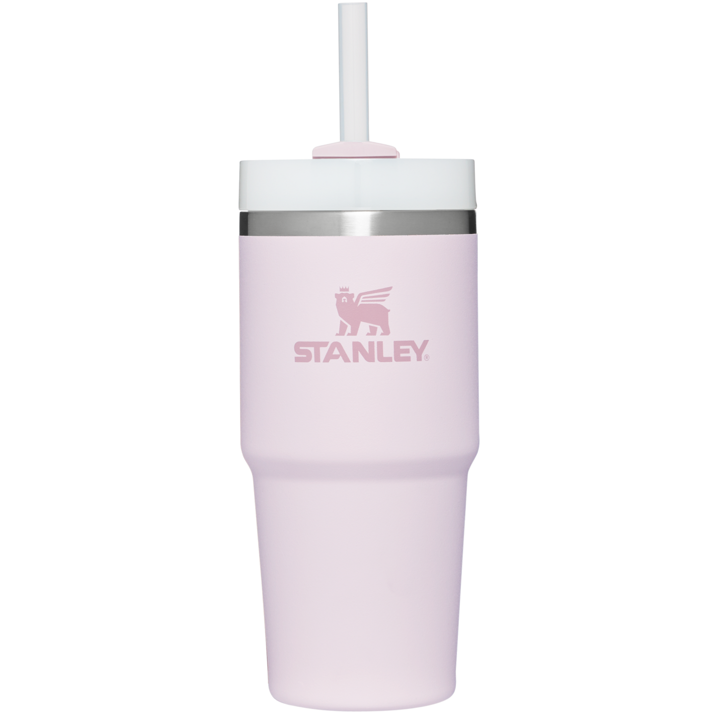Insulated Travel The Quencher H2.0 Flowstate Tumbler  | Stanley Create D329E - Double-Wall Vacuum Insulated Travel Tumbler with Straw Detail