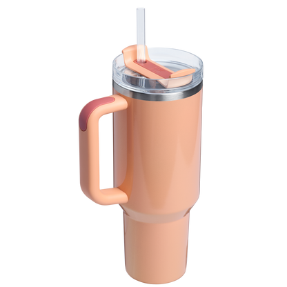 Car-Cup Friendly The Quencher H2.0 Flowstate Tumbler D050X - Premium Stainless Steel Straw Cup for All-Day Hydration Detail