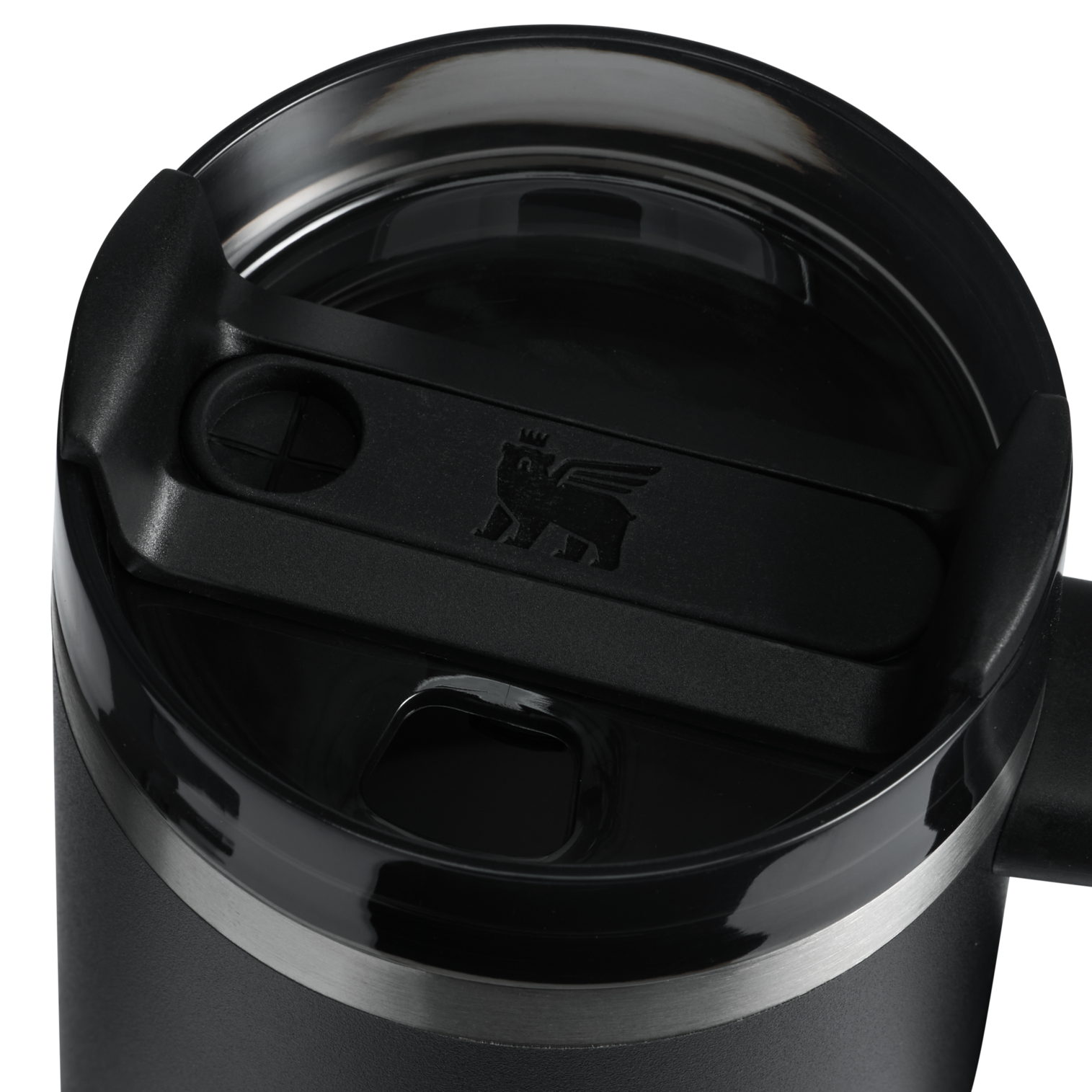 Car-Cup Friendly The Quencher H2.O Flowstate Tumbler | Stanley Create D291F - 40oz Large Capacity Car-Cup Friendly Quencher Detail