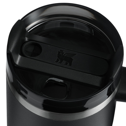 Double-Wall Vacuum The Quencher H2.O Flowstate Tumbler with Handle | Stanley Create D309N - 40oz Large Capacity Car-Cup Friendly Quencher Detail