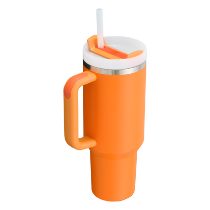 Car-Cup Friendly The Quencher H2.0 Flowstate Tumbler D050X - Premium Stainless Steel Straw Cup for All-Day Hydration Detail