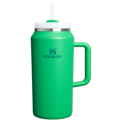 Splash-Resistant FlowState The Quencher H2.0 Flowstate Tumbler D033Q - Double-Wall Vacuum Insulated Travel Tumbler with Straw - Meadow