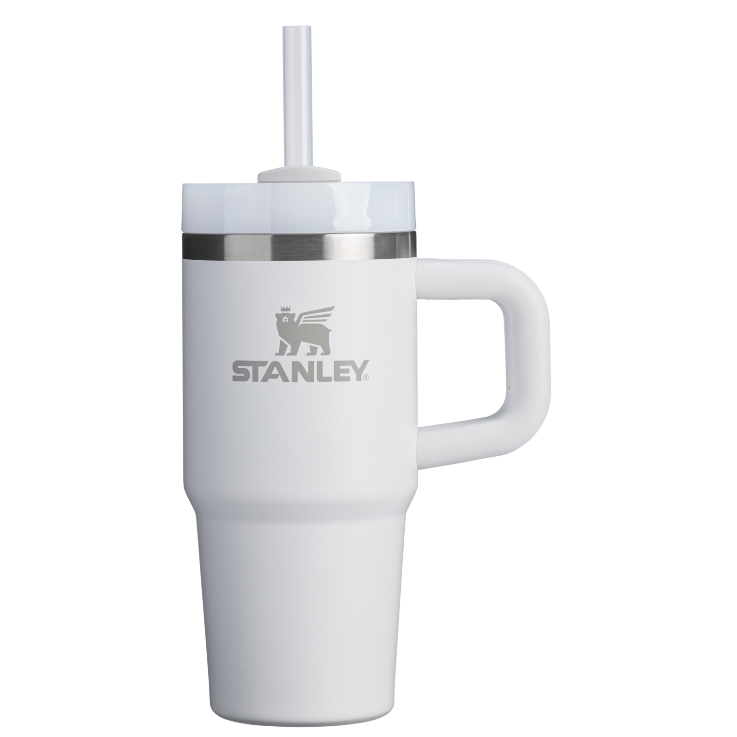Car-Cup Friendly The Quencher H2.O Flowstate Tumbler | Stanley Create D291F - 40oz Large Capacity Car-Cup Friendly Quencher - Frost