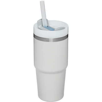 Insulated Travel The Quencher H2.0 Flowstate Tumbler  | Stanley Create D329E - Double-Wall Vacuum Insulated Travel Tumbler with Straw Detail