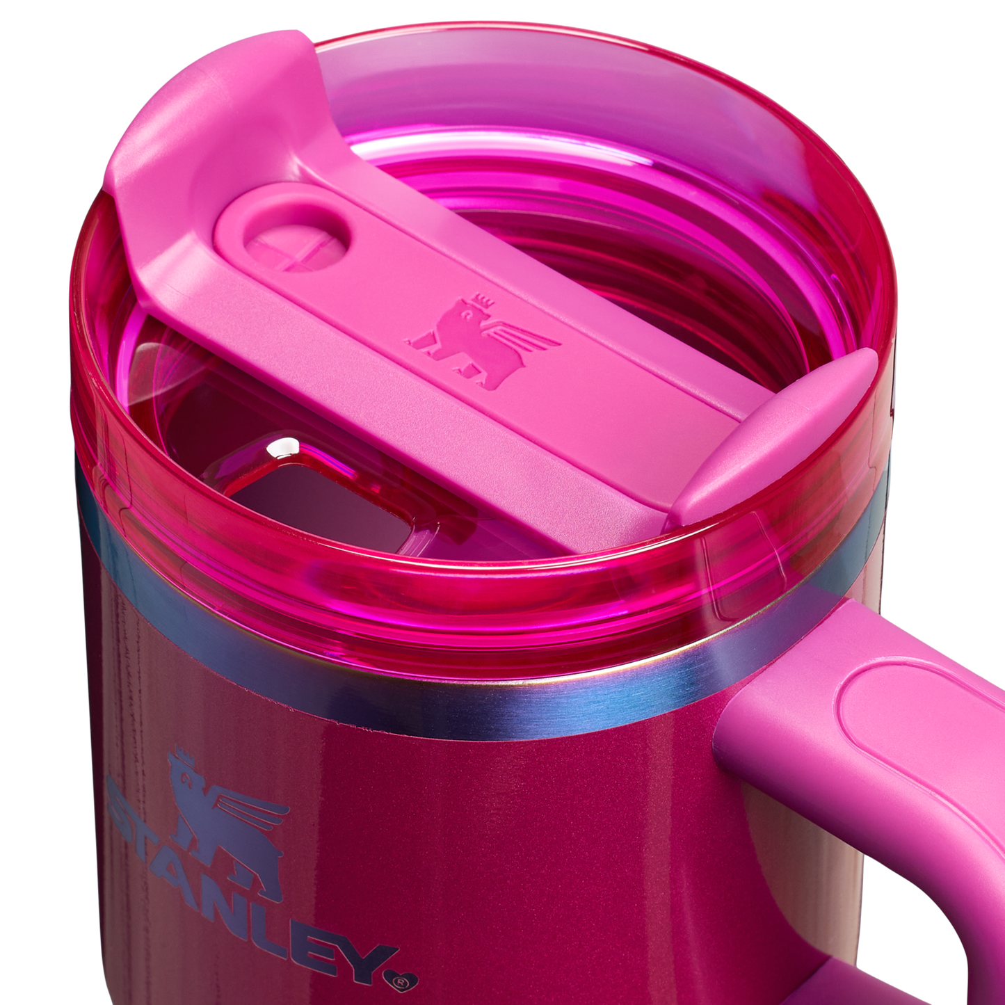 Insulated Travel The Quencher H2.O Flowstate Tumbler | Stanley Create D274S - Double-Wall Vacuum Insulated Travel Tumbler with Straw Detail