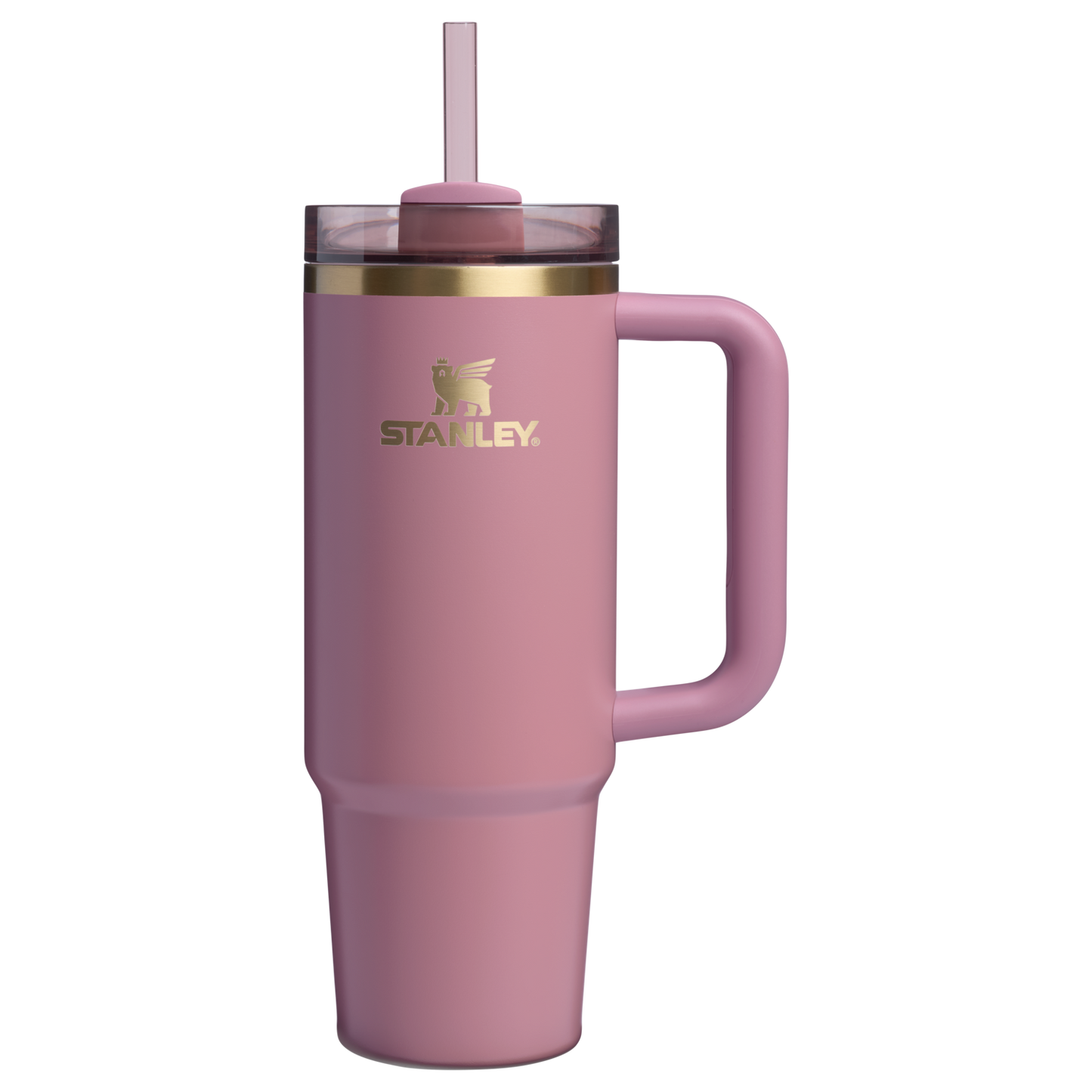 Insulated Travel The Quencher H2.0 Flowstate Tumbler | Stanley Create D331C - Double-Wall Vacuum Insulated Travel Tumbler with Straw Detail