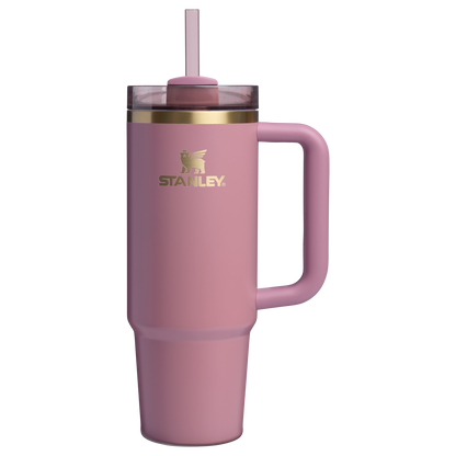 Insulated Travel The Quencher H2.0 Flowstate Tumbler | Stanley Create D331C - Double-Wall Vacuum Insulated Travel Tumbler with Straw Detail