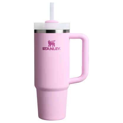 Insulated Travel The Quencher H2.0 Flowstate Tumbler | Stanley Create D331C - Double-Wall Vacuum Insulated Travel Tumbler with Straw Detail