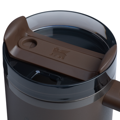 Insulated Travel The Quencher H2.0 Flowstate Tumbler | Stanley Create D331C - Double-Wall Vacuum Insulated Travel Tumbler with Straw Detail