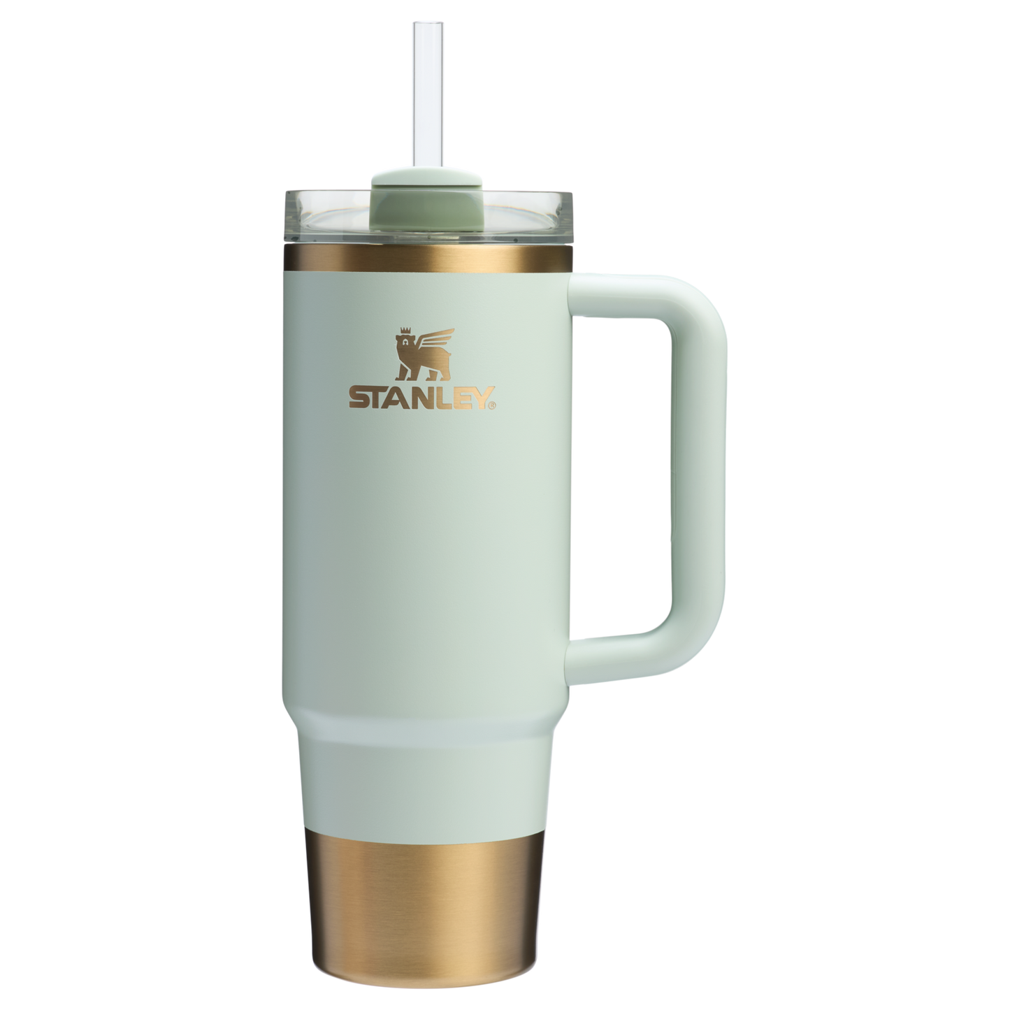 Insulated Travel The Quencher H2.0 Flowstate Tumbler | Stanley Create D331C - Double-Wall Vacuum Insulated Travel Tumbler with Straw Detail