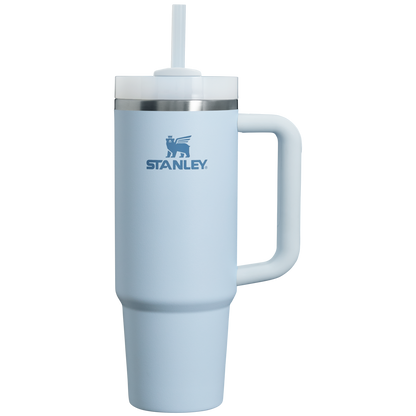 Insulated Travel The Quencher H2.0 Flowstate Tumbler | Stanley Create D331C - Double-Wall Vacuum Insulated Travel Tumbler with Straw Detail