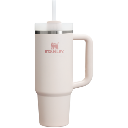 Large Capacity The Quencher H2.0 Flowstate Tumbler D051L - Premium Stainless Steel Straw Cup for All-Day Hydration - Rose Quartz 2.0