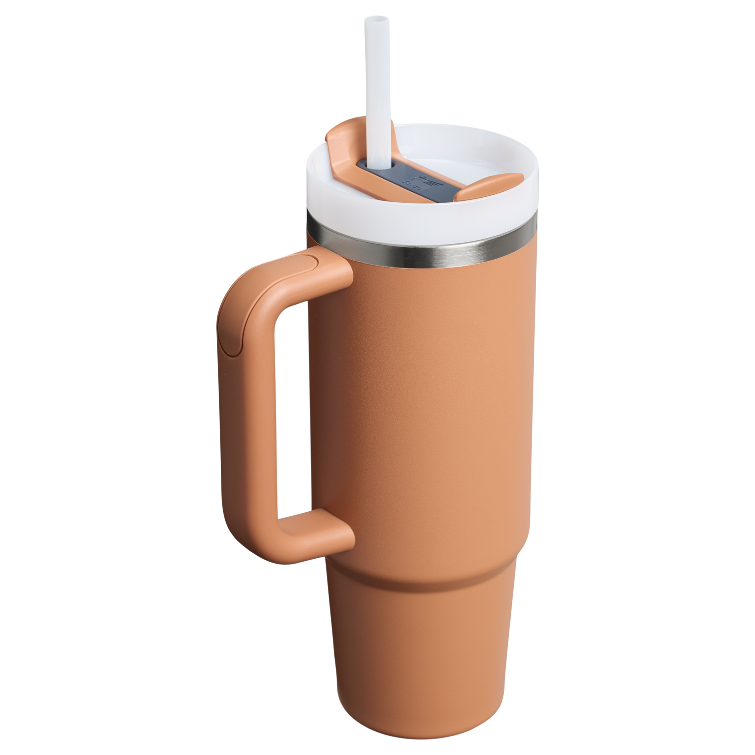 Insulated Travel The Quencher H2.0 Flowstate Tumbler | Stanley Create D331C - Double-Wall Vacuum Insulated Travel Tumbler with Straw Detail