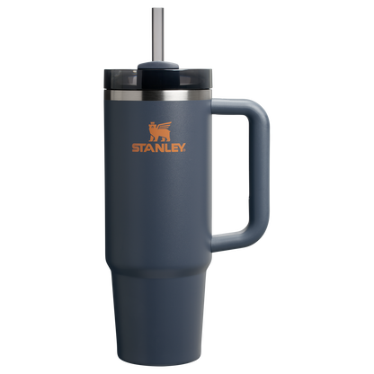 Insulated Travel The Quencher H2.0 Flowstate Tumbler | Stanley Create D331C - Double-Wall Vacuum Insulated Travel Tumbler with Straw - Twilight