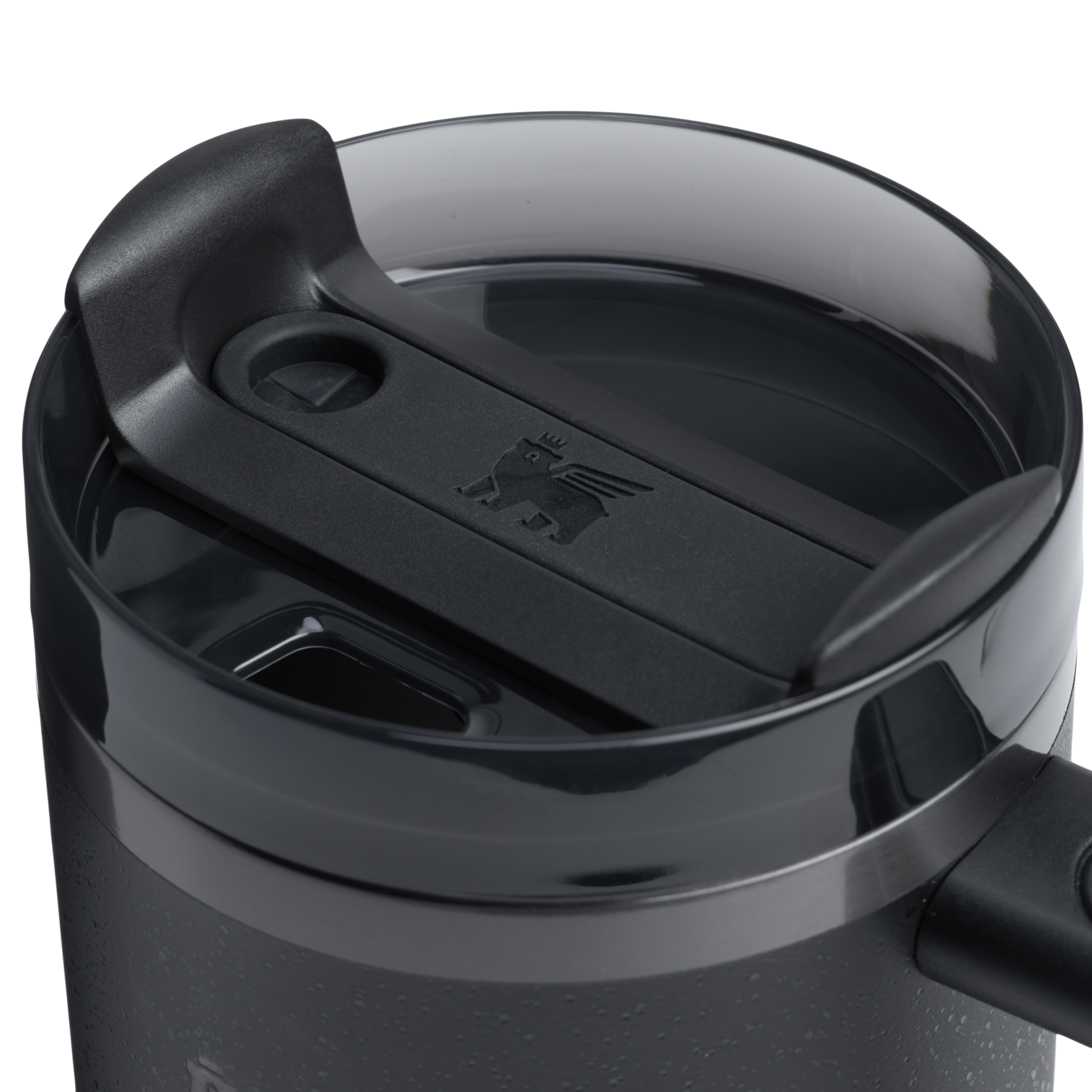 Splash-Resistant FlowState The Quencher H2.0 Flowstate Tumbler  | Stanley Create D332L - 40oz Large Capacity Car-Cup Friendly Quencher Detail