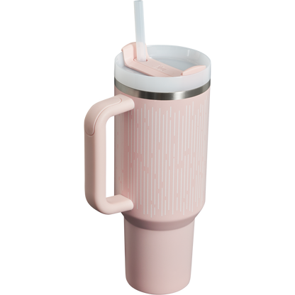 Car-Cup Friendly The Quencher H2.0 Flowstate Tumbler D050X - Premium Stainless Steel Straw Cup for All-Day Hydration Detail