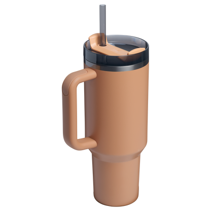 Splash-Resistant FlowState The Quencher H2.0 Flowstate Tumbler  | Stanley Create D332L - 40oz Large Capacity Car-Cup Friendly Quencher Detail