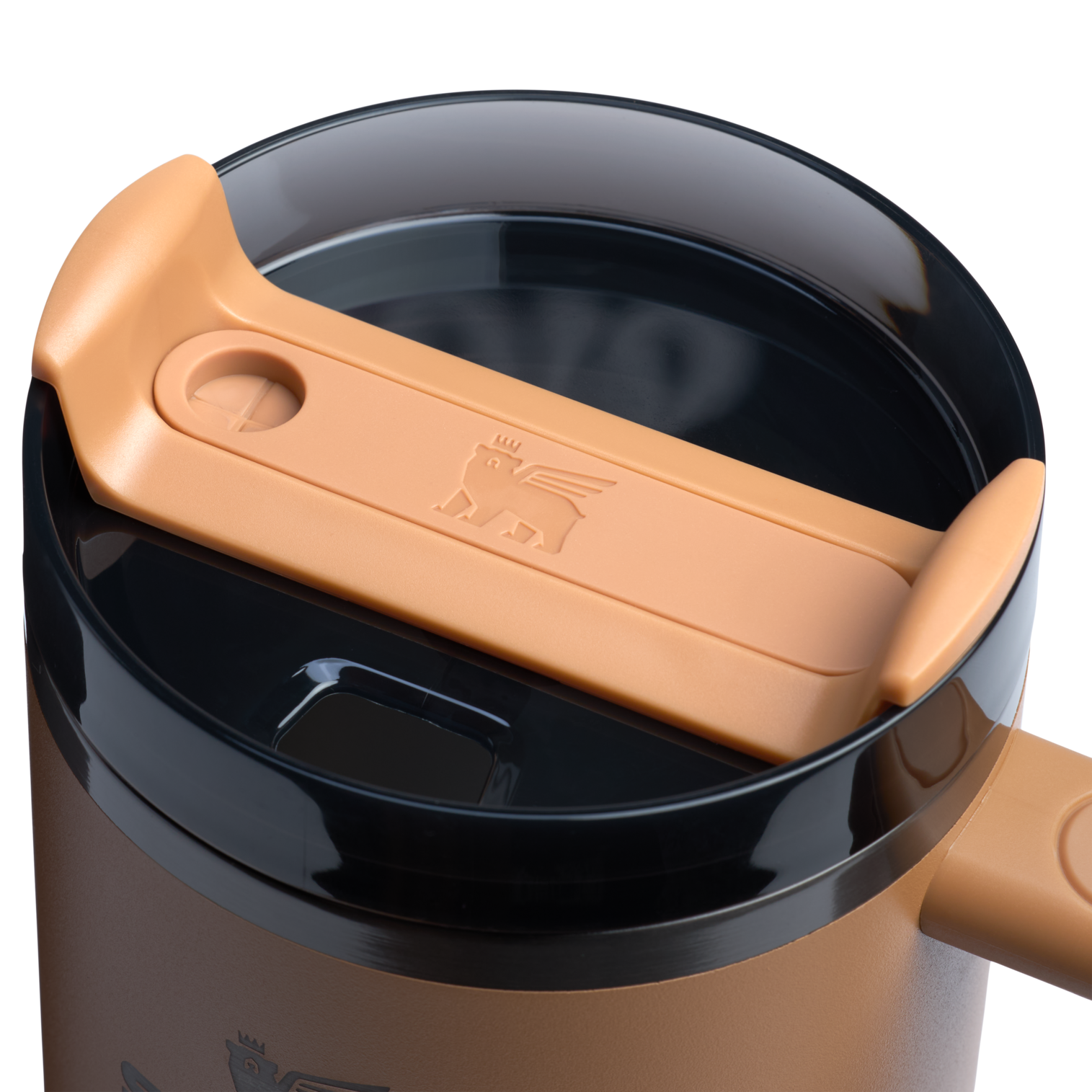 Splash-Resistant FlowState The Quencher H2.0 Flowstate Tumbler  | Stanley Create D332L - 40oz Large Capacity Car-Cup Friendly Quencher Detail