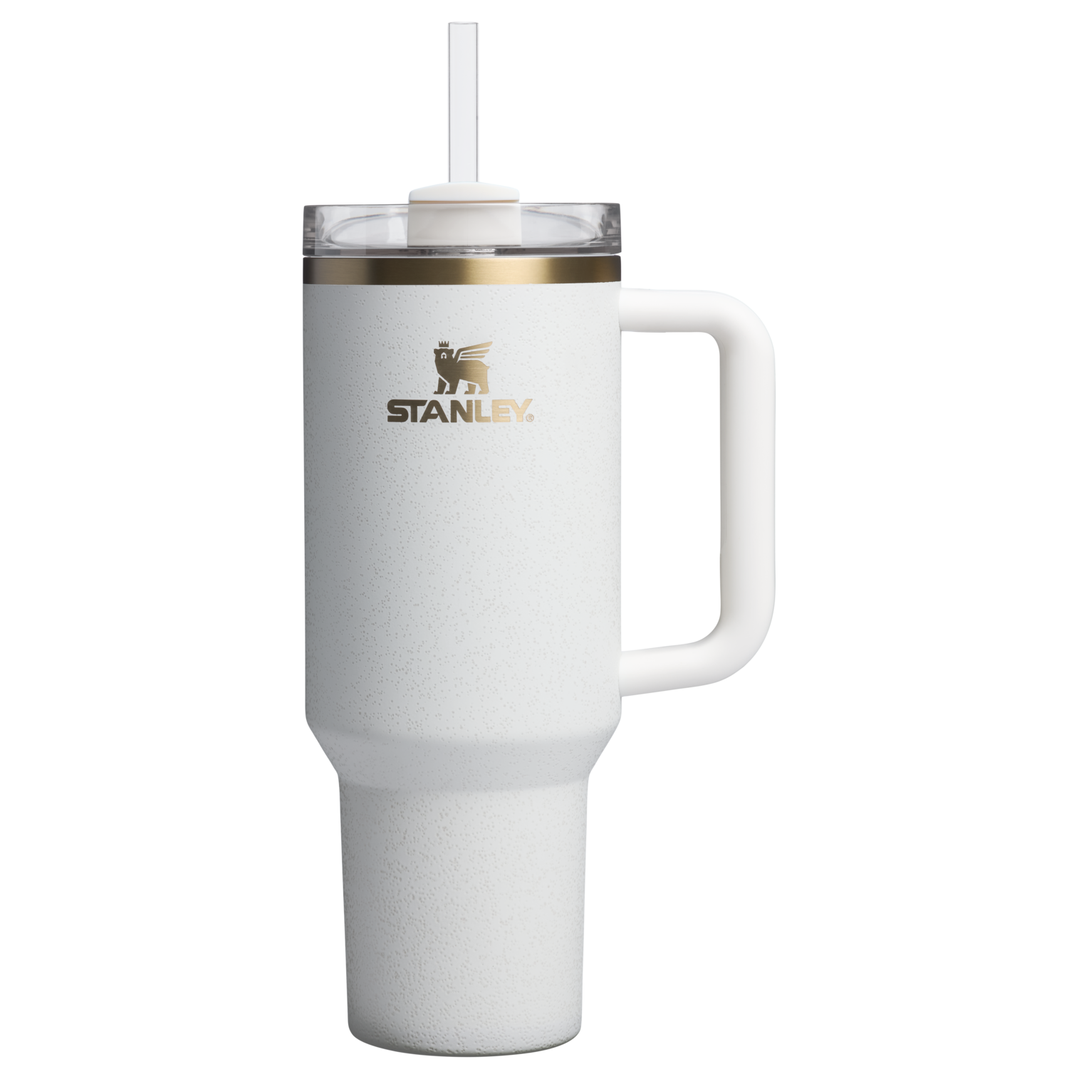 Car-Cup Friendly The Quencher H2.0 Flowstate Tumbler D050X - Premium Stainless Steel Straw Cup for All-Day Hydration - Cream Moon