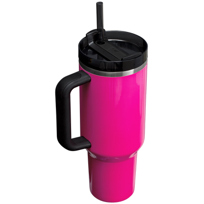 Car-Cup Friendly The Quencher H2.0 Flowstate Tumbler D050X - Premium Stainless Steel Straw Cup for All-Day Hydration Detail