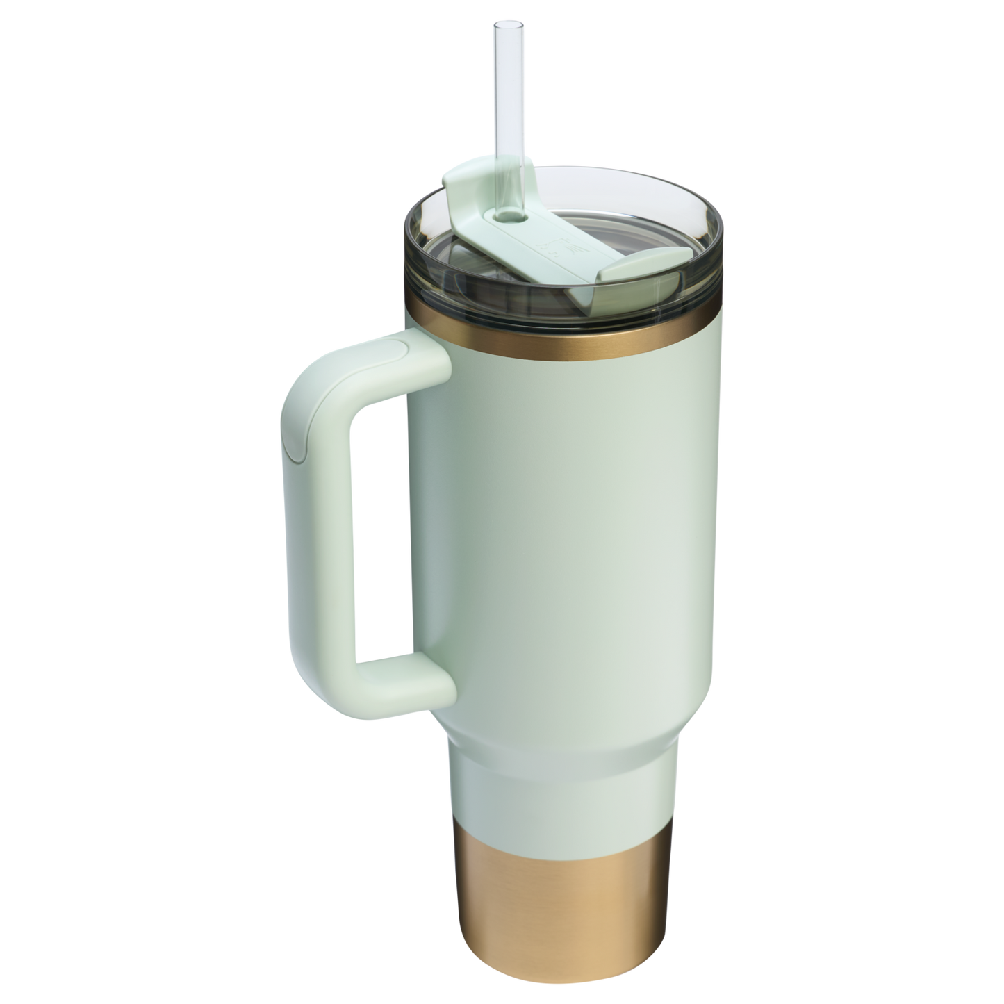 Splash-Resistant FlowState The Quencher H2.0 Flowstate Tumbler  | Stanley Create D332L - 40oz Large Capacity Car-Cup Friendly Quencher Detail