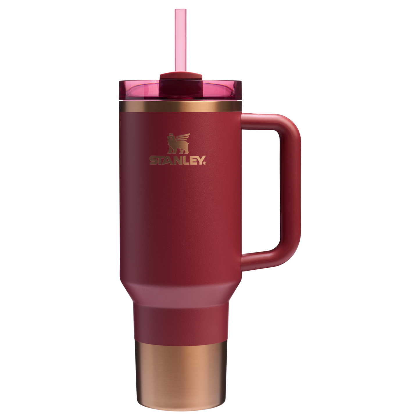 Splash-Resistant FlowState The Quencher H2.0 Flowstate Tumbler  | Stanley Create D332L - 40oz Large Capacity Car-Cup Friendly Quencher Detail