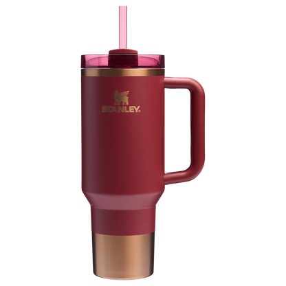 Splash-Resistant FlowState The Quencher H2.0 Flowstate Tumbler  | Stanley Create D332L - 40oz Large Capacity Car-Cup Friendly Quencher Detail