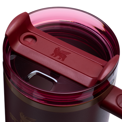Splash-Resistant FlowState The Quencher H2.0 Flowstate Tumbler  | Stanley Create D332L - 40oz Large Capacity Car-Cup Friendly Quencher Detail