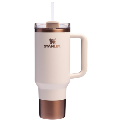 Splash-Resistant FlowState The Quencher H2.0 Flowstate Tumbler  | Stanley Create D332L - 40oz Large Capacity Car-Cup Friendly Quencher Detail