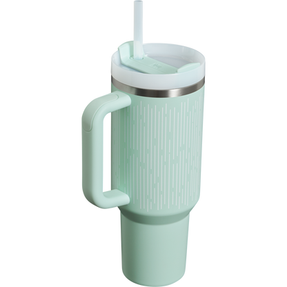 Car-Cup Friendly The Quencher H2.0 Flowstate Tumbler D050X - Premium Stainless Steel Straw Cup for All-Day Hydration Detail